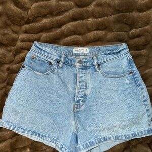 Abercrombie & Fitch Light Blue Jean Shorts